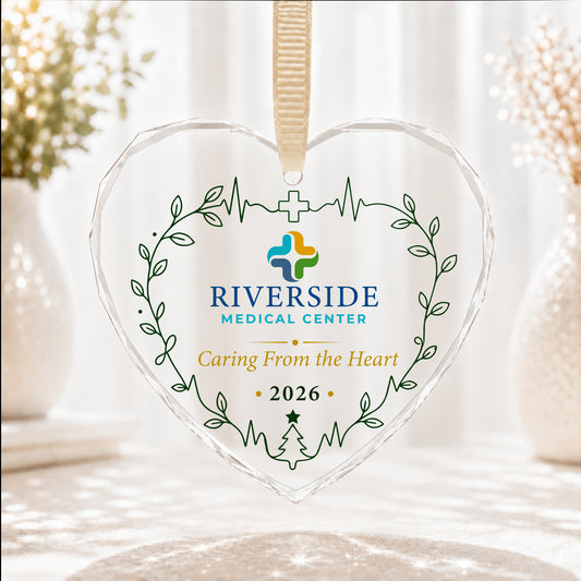 Personalized Medical Team Heart Ornament