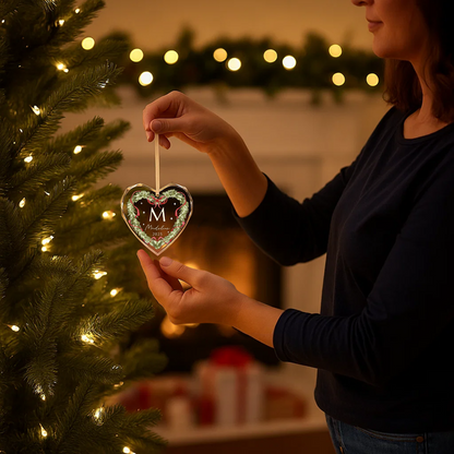 Christmas Family Name Ornament, Custom Name and Year