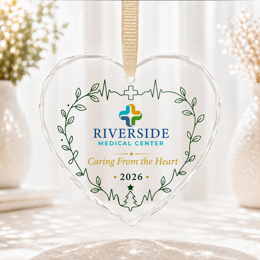 Personalized Medical Team Heart Ornament