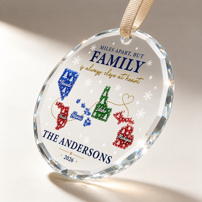 Miles Apart, Forever Connected – A Personalized Family Keepsake