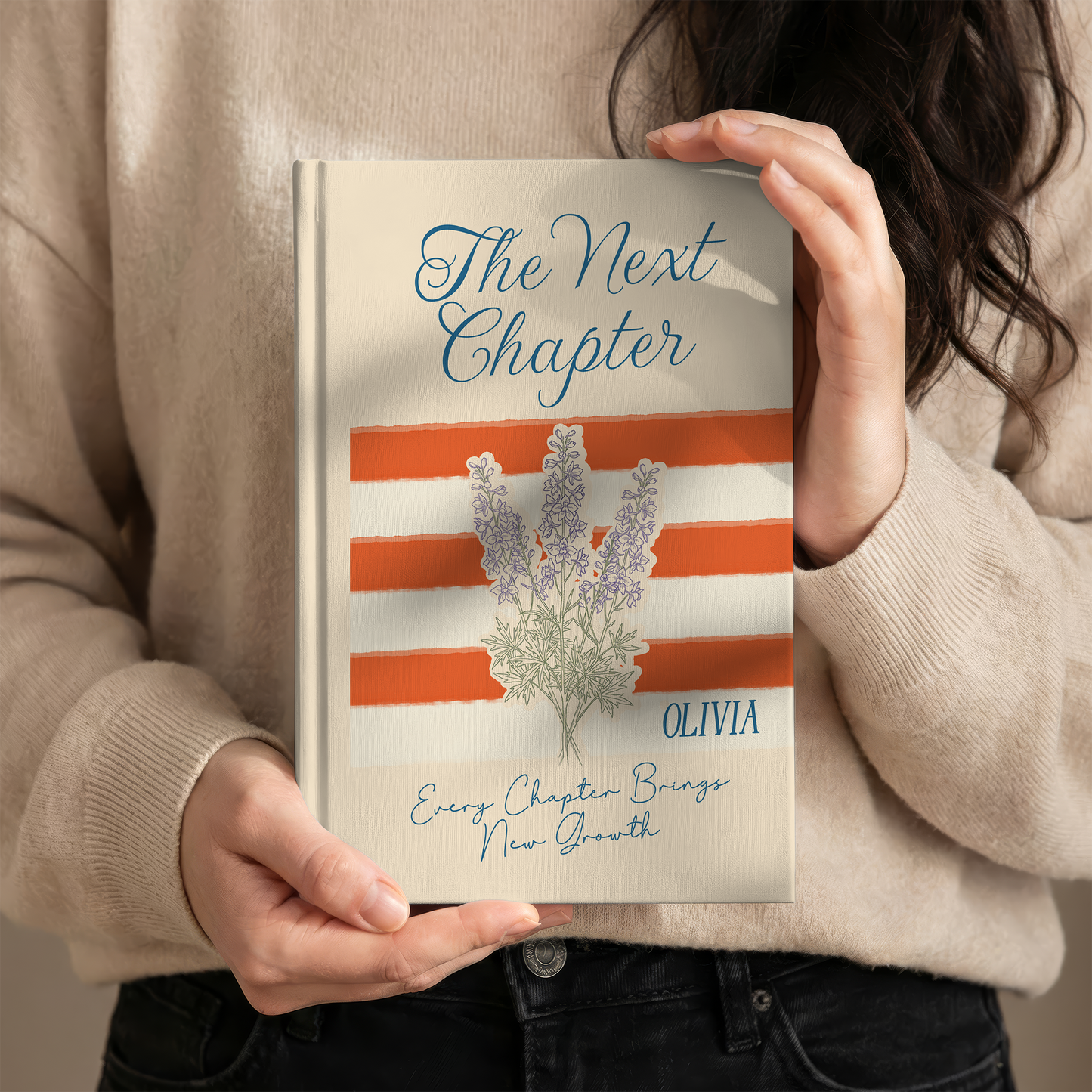 Personalized “The Next Chapter” Journal – Custom Name Graduation Gift