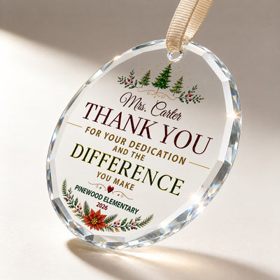 Making a Difference – A Personalized Teacher Keepsake