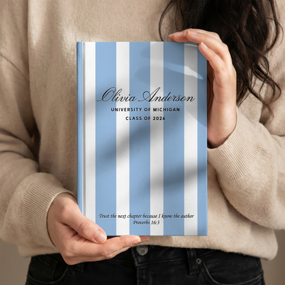 Personalized Graduation Journal – Custom Name & School Keepsake Gift