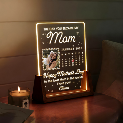 The Day You Became My Mom – A Personalized Mother’s Day Keepsake