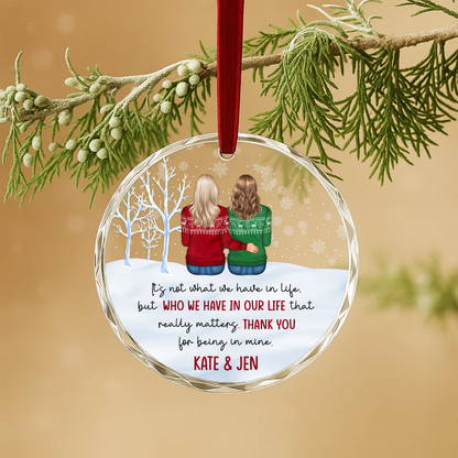 Thank You for Being in My Life Ornament, Friendship Gift