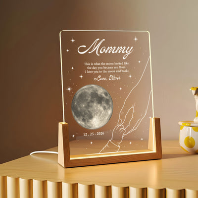 To the Moon and Back, Mommy – A Personalized Love Keepsake