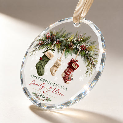 First Christmas as Three – A Heartwarming Family Keepsake
