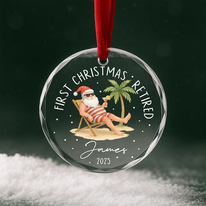 Customized Name First Christmas Retired Ornament
