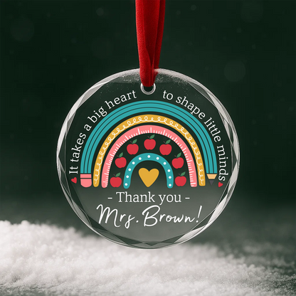 Customized Name Gift for Teacher Ornament