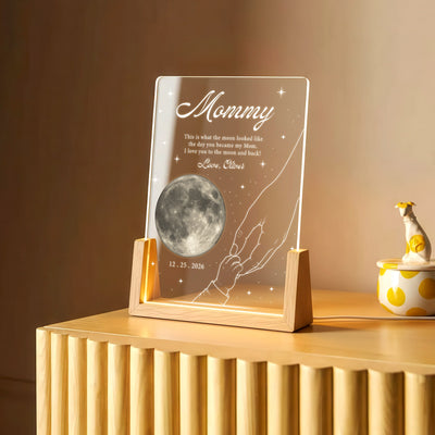 To the Moon and Back, Mommy – A Personalized Love Keepsake
