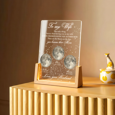 The Moons That Made You Mom – A Personalized Mother’s Day Keepsake
