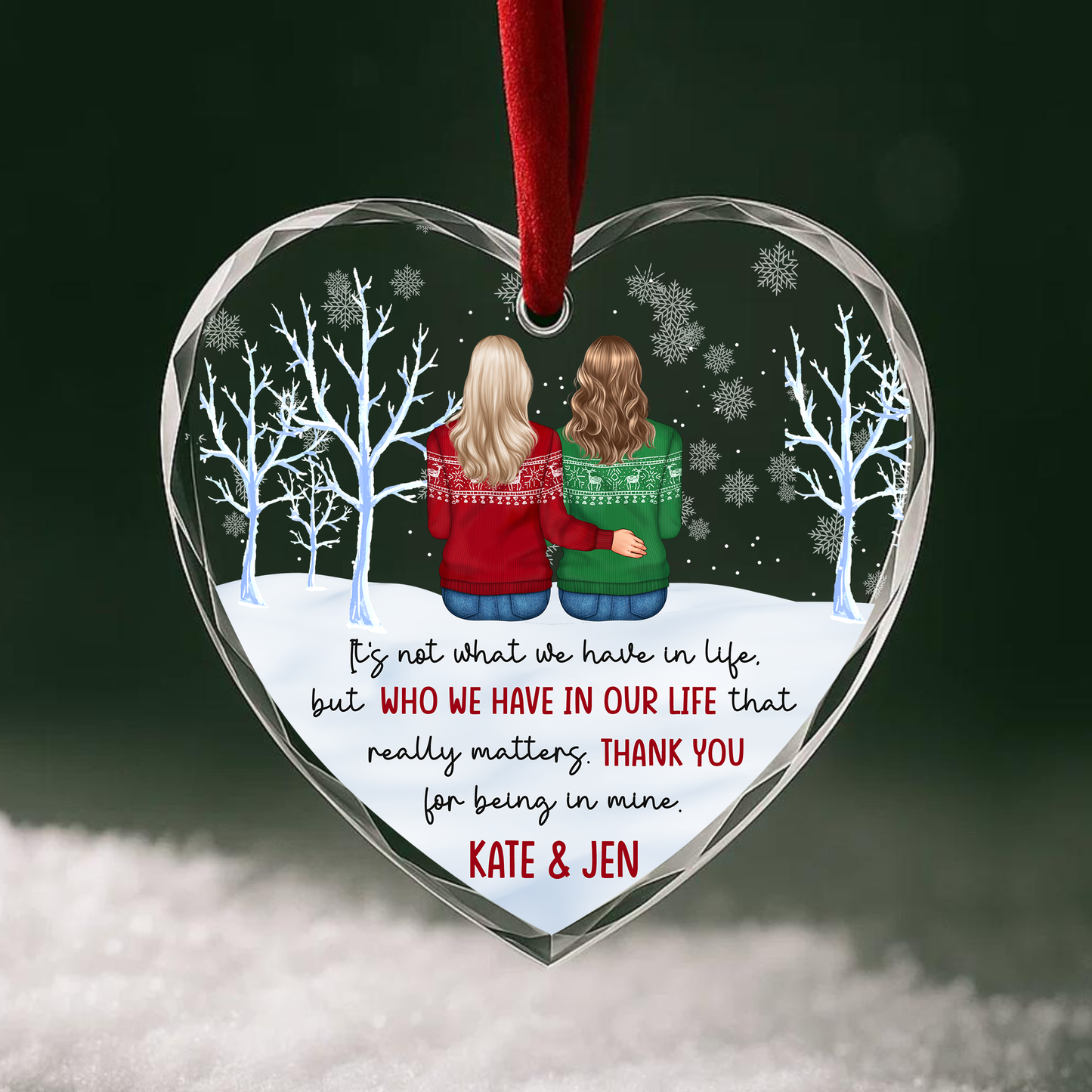 Thank You for Being in My Life Ornament, Friendship Gift