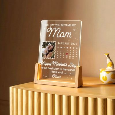 The Day You Became My Mom – A Personalized Mother’s Day Keepsake