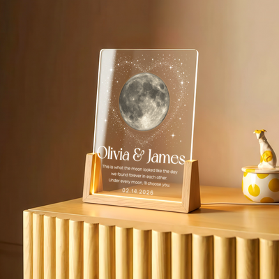 Our Moon, Our Moment – A Personalized Love Keepsake