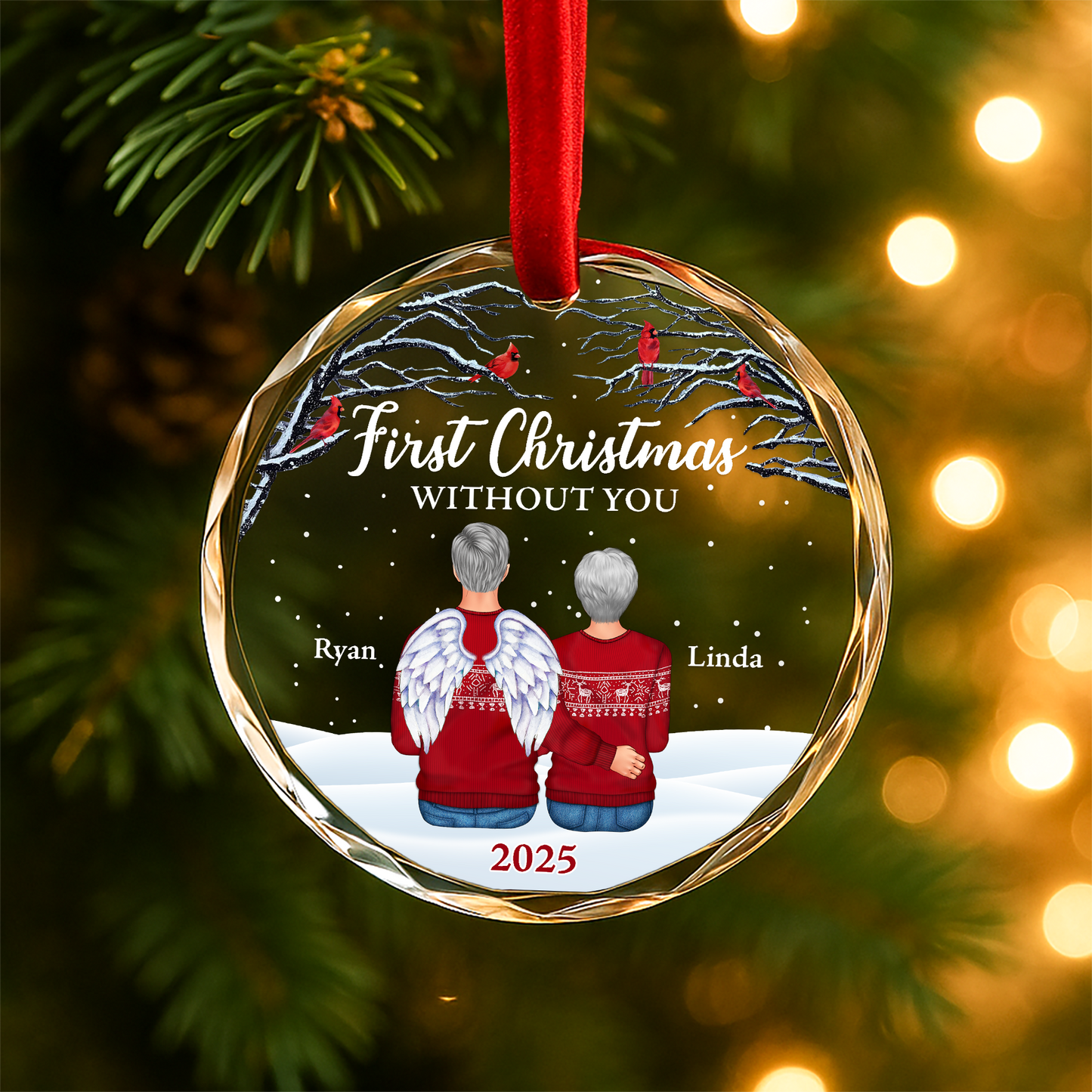 First Christmas Without You Memorial Ornament