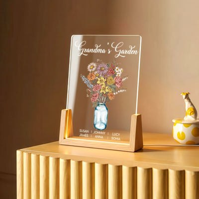 Grandma’s Garden – A Personalized Birth Flower Keepsake