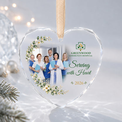 Personalized Healthcare Team Photo Ornament
