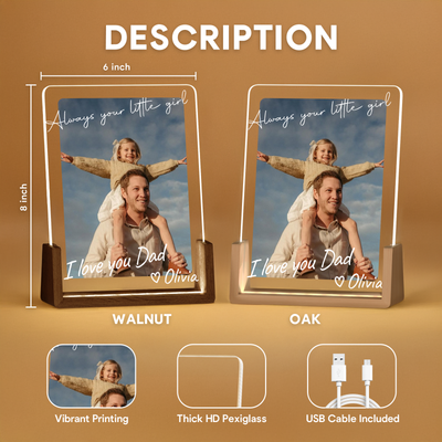 Always Your Little Girl – A Personalized Father’s Day Keepsake