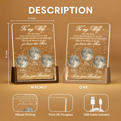 The Moons That Made You Mom – A Personalized Mother’s Day Keepsake