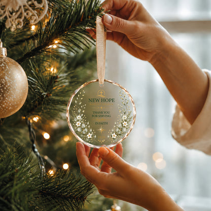 Personalized Church Volunteer Thank-You Ornament