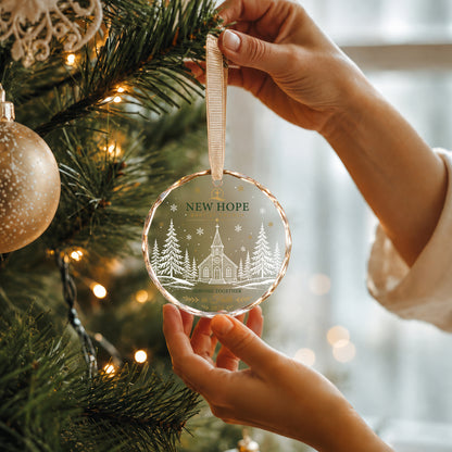 Personalized Church Serving in Faith Ornament