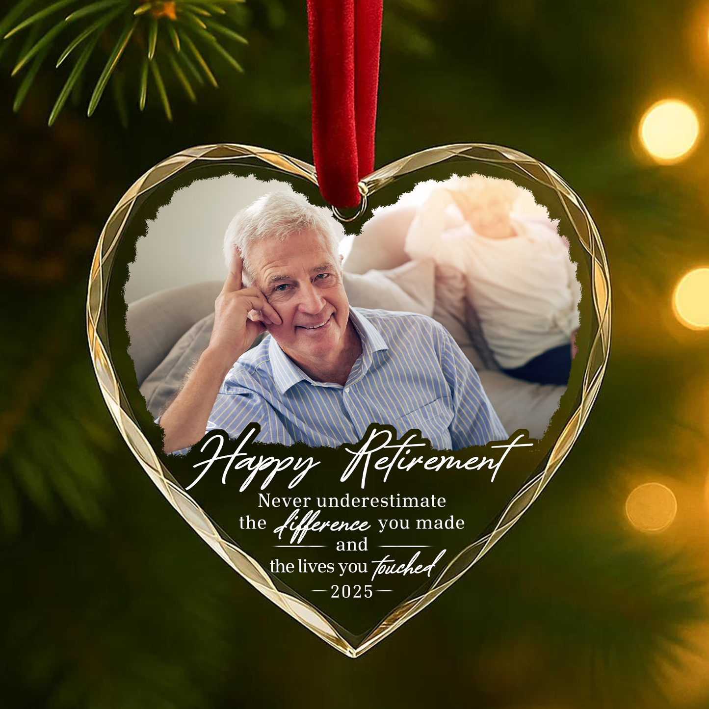 Happy Retirement Ornament, The Difference You Made and Lives You Touched