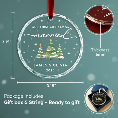 Our First Christmas Together – A Personalized Christmas Keepsake