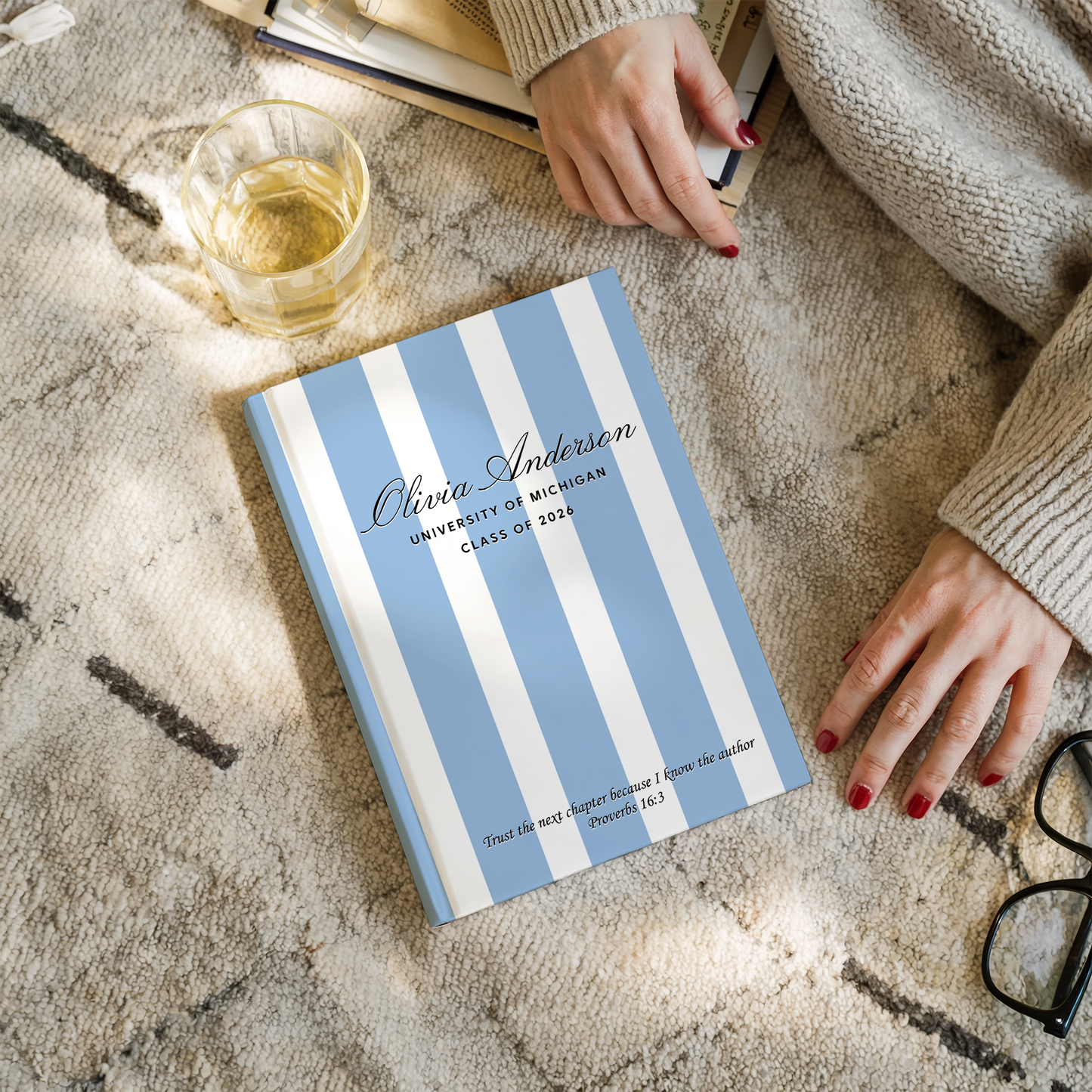 Personalized Graduation Journal – Custom Name & School Keepsake Gift