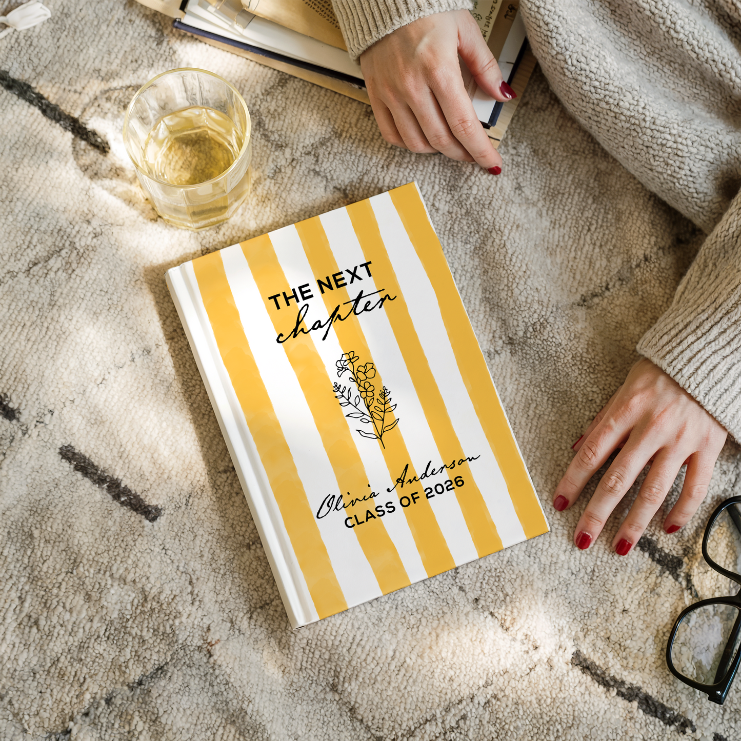 Personalized Graduation Journal 2026 – Custom Name “The Next Chapter” Keepsake Gift