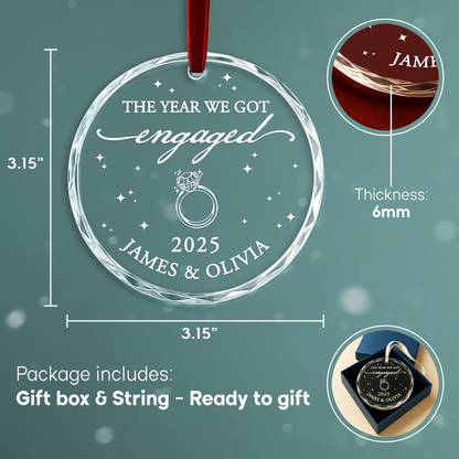 The Year We Got Engaged Ornament, Proposal Keepsake