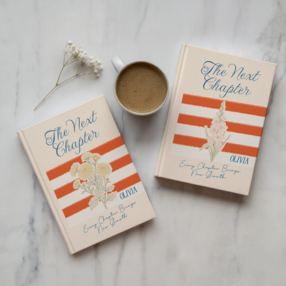 Personalized “The Next Chapter” Journal – Custom Name Graduation Gift