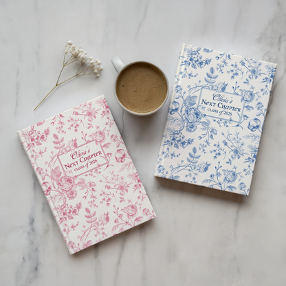 Personalized Graduation Journal – “Next Chapter” Custom Floral Notebook, Class of 2026 Gift