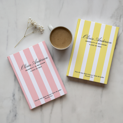 Personalized Graduation Journal – Custom Name & School Keepsake Gift