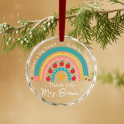 Customized Name Gift for Teacher Ornament