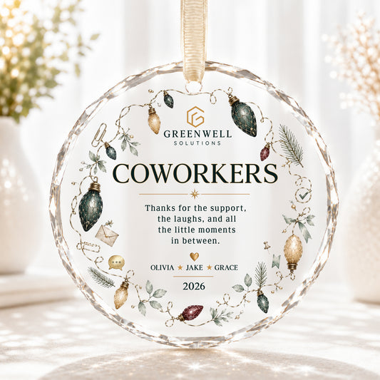 Personalized Coworker Appreciation Ornament