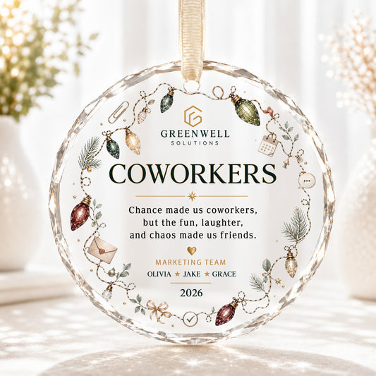 Personalized Coworkers Turned Friends Ornament