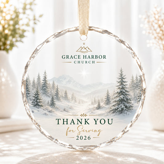 Personalized Church Volunteer Appreciation Ornament