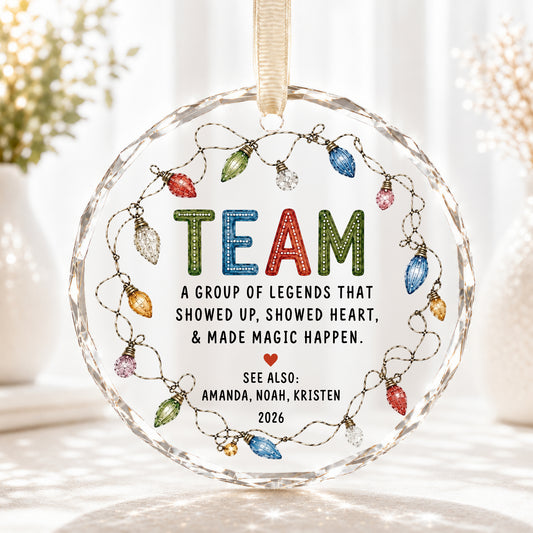 Personalized Team Legends Ornament