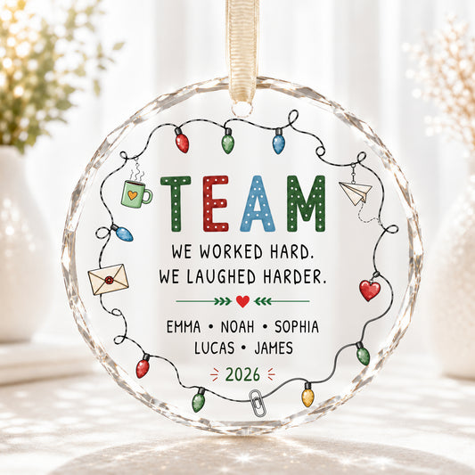 Personalized Team Memories Ornament