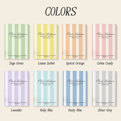 Personalized Graduation Journal – Custom Name & School Keepsake Gift