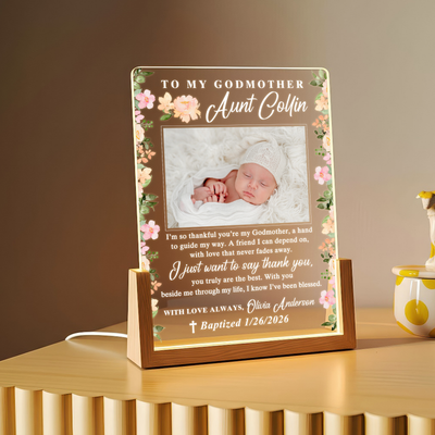 Blessed With You – A Personalized Godmother Keepsake