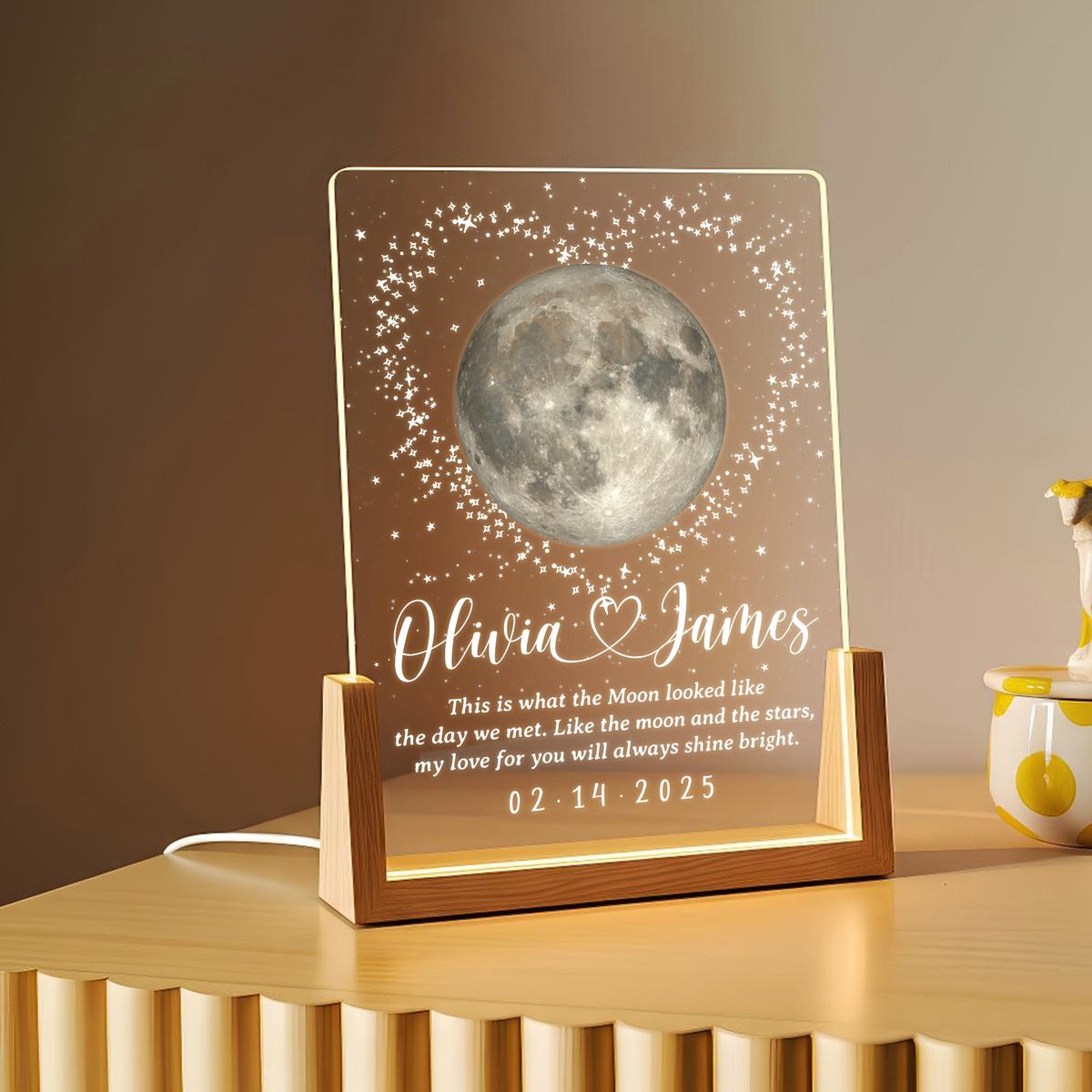 Our Moon, Our Love – A Personalized Couple’s Keepsake