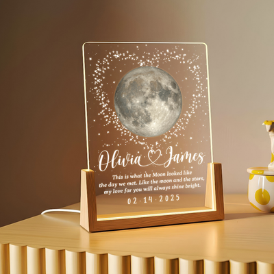 Our Moon, Our Love – A Personalized Couple’s Keepsake