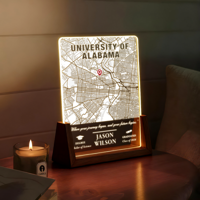 Where Your Journey Began – A Personalized Graduation Keepsake