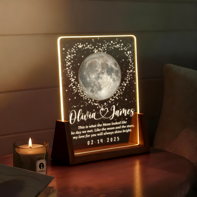 Our Moon, Our Love – A Personalized Couple’s Keepsake