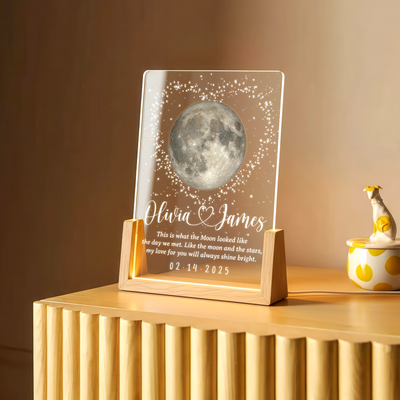 Our Moon, Our Love – A Personalized Couple’s Keepsake