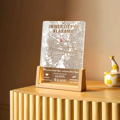 Where Your Journey Began – A Personalized Graduation Keepsake