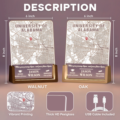 Where Your Journey Began – A Personalized Graduation Keepsake