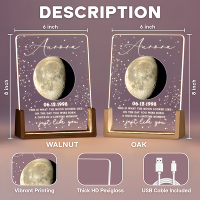 The Moon You Were Born Under – A Personalized Birthday Keepsake