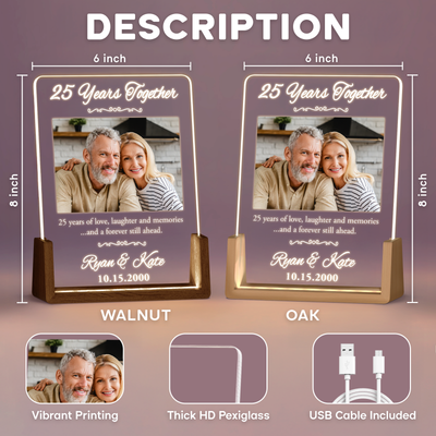 25 Years Together – A Personalized Anniversary Keepsake